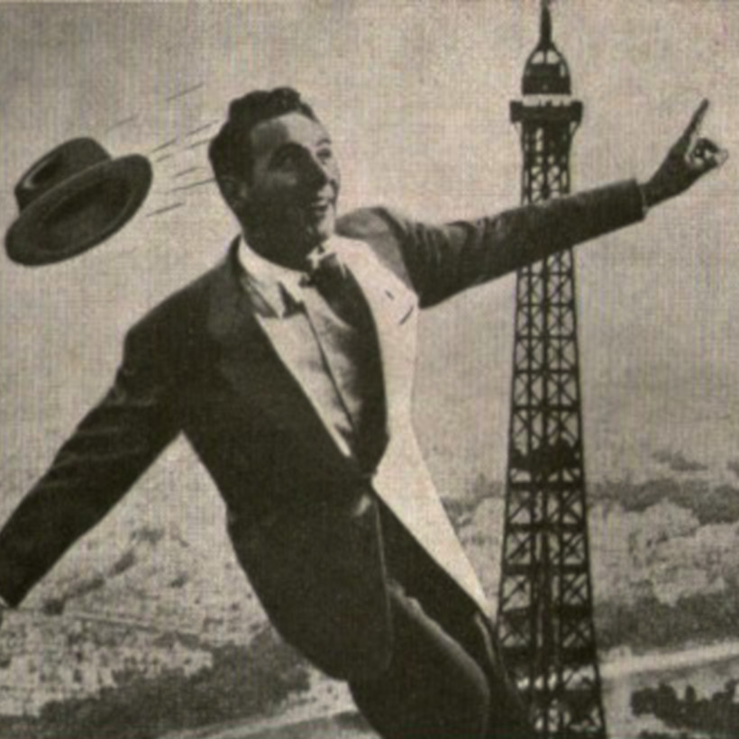 Charles Trenet, dalla copertina del disco Douce France (ottobre 1959).
