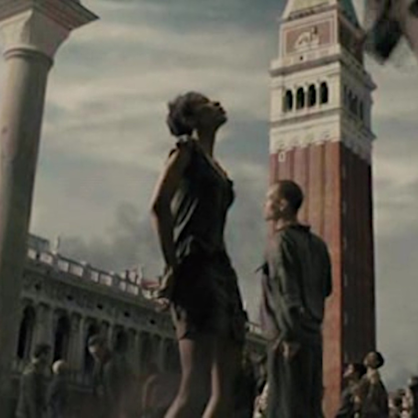 Piazza San Marco durante la pandemia zombi del 2013 (fonte: World War Z).