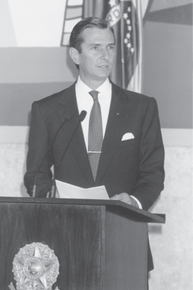 Fernando Collor de Mello presidente del Brasile nel 1991 …