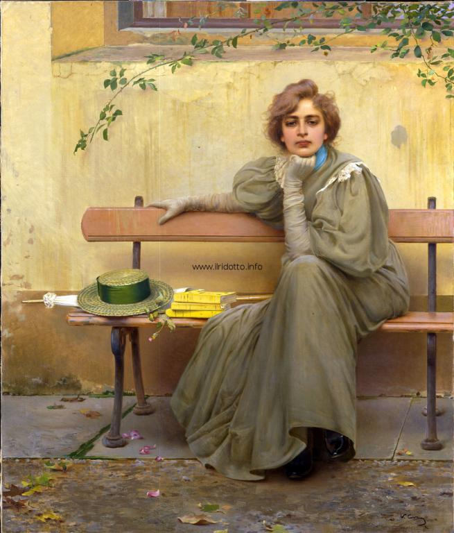 Vittorio Corcos, Sogni (1896, Coll. Galleria Nazionale d…