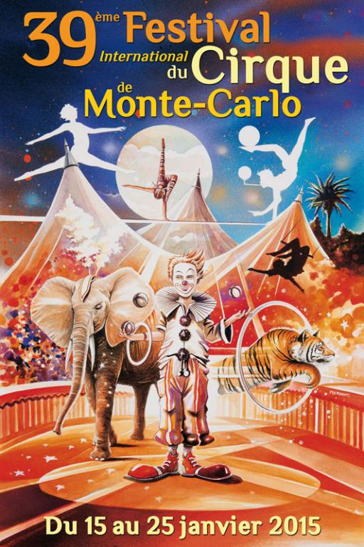39.esimo Festival del Circo di Montecarlo, locandina…