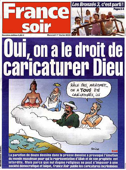 France Soir, 1 febbraio 2009.