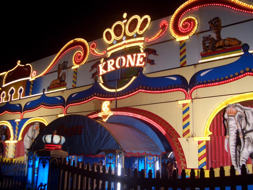 Il Krone, il primo circo nella vita di Guideri (fonte: Wikipedia).