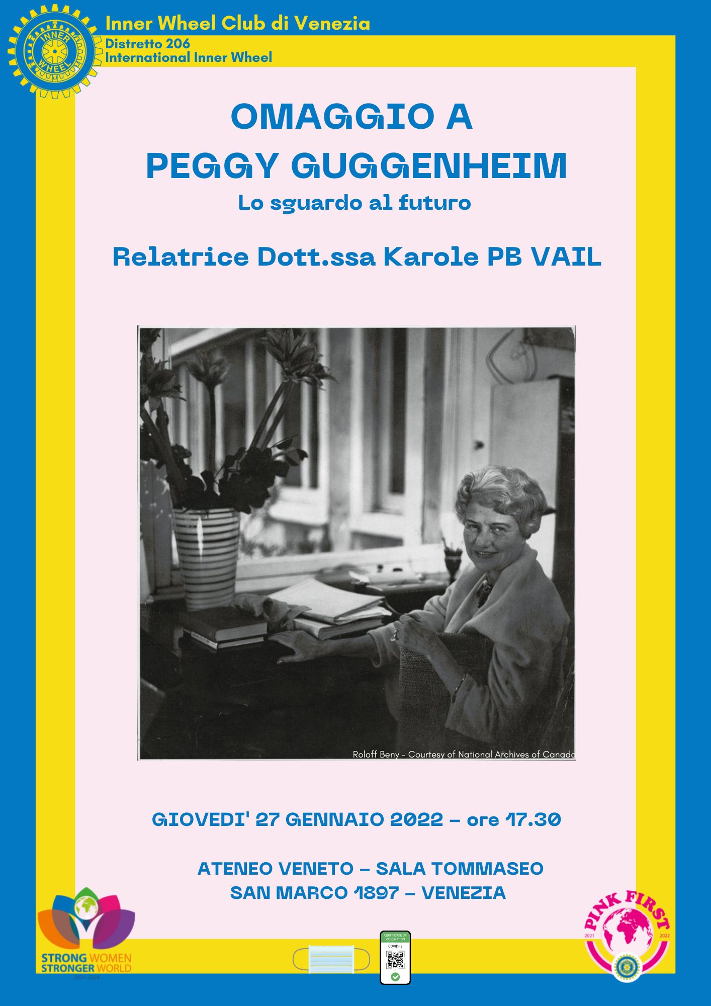 Omaggio a Peggy Guggenheim  Inner Wheel – Club di Venezia.
