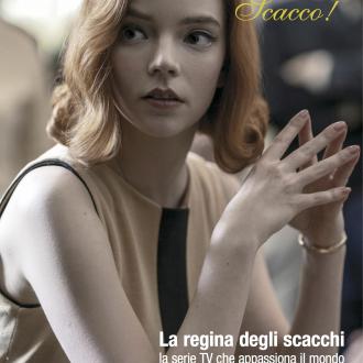 La copertina del numero di dicembre di Torre e Cavallo, Scacco!